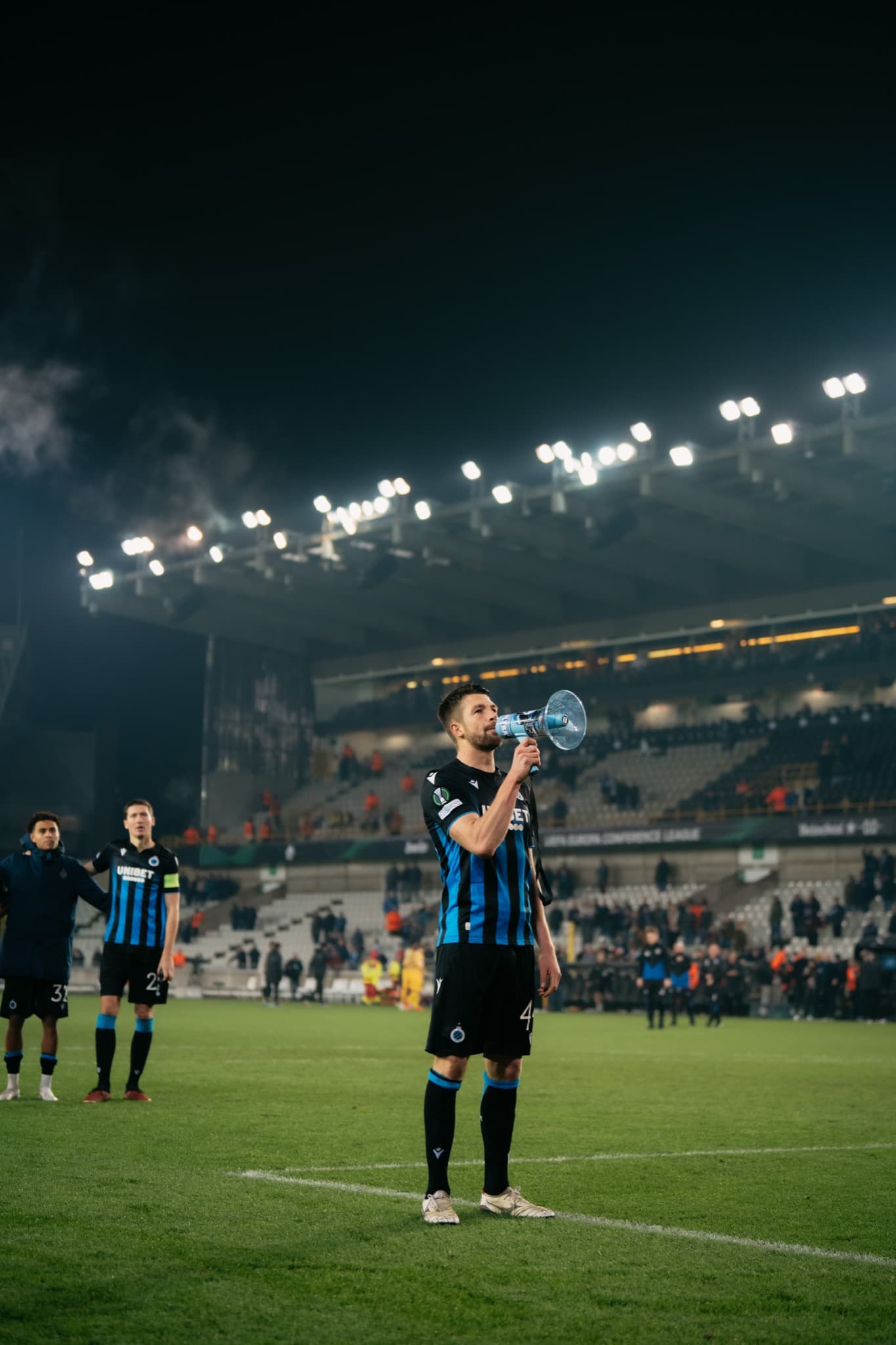 Brandon Mechele on the field