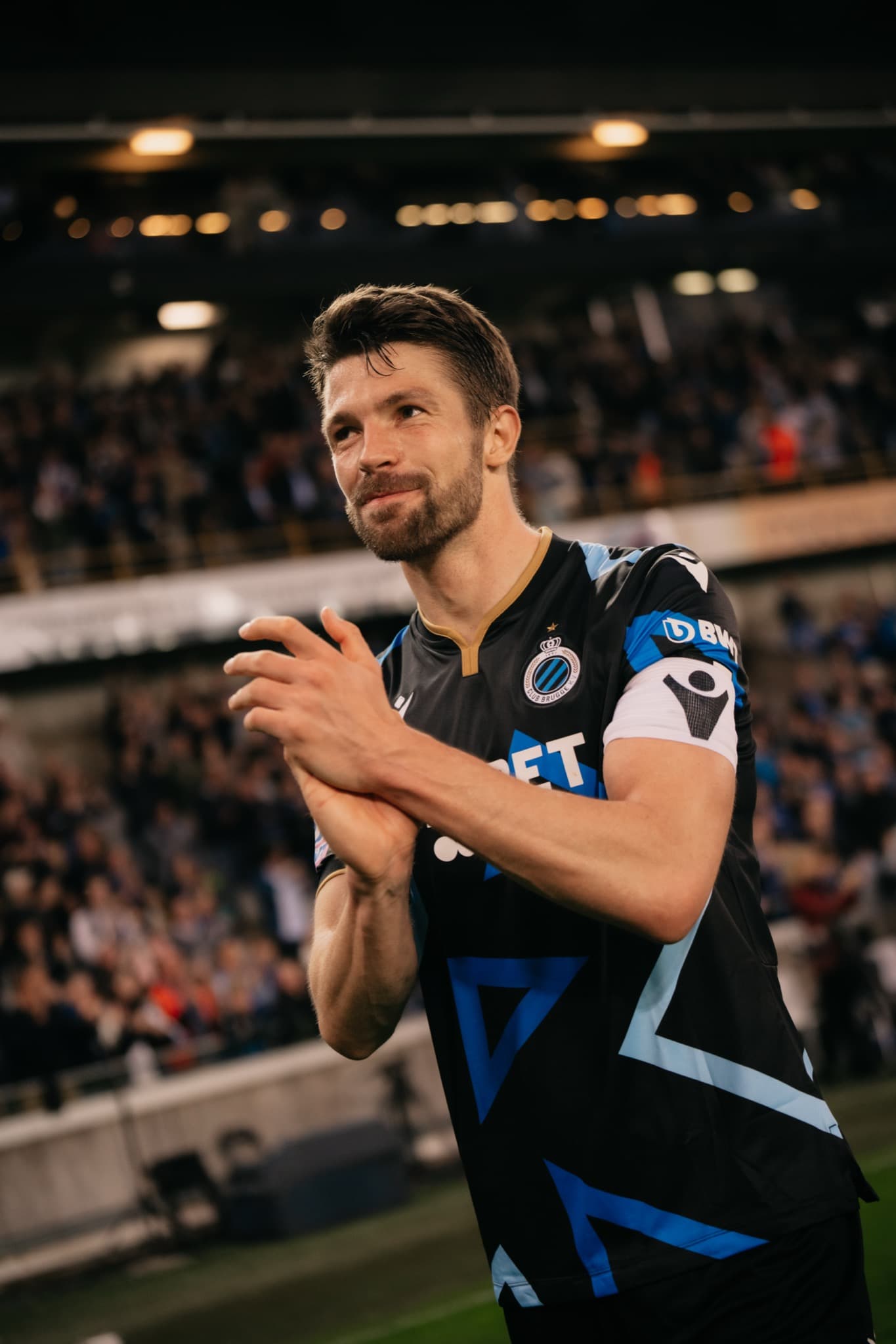 Brandon Mechele op het veld