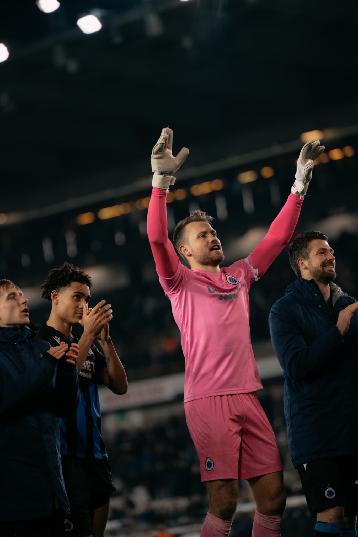 Simon Mignolet op het veld