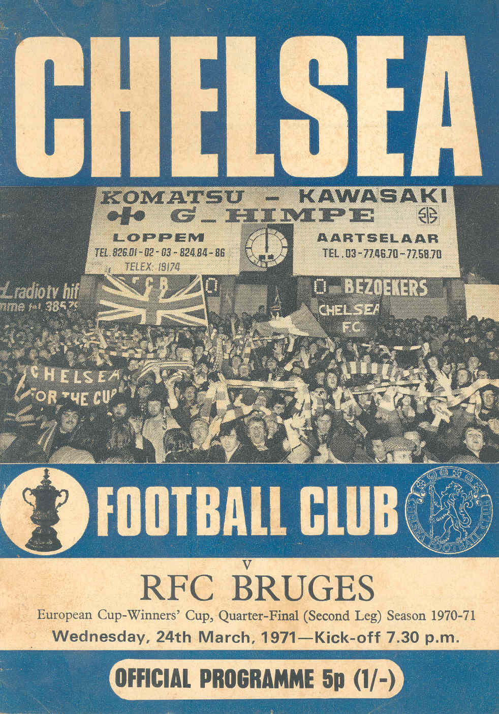 Club Brugge - Chelsea 1971