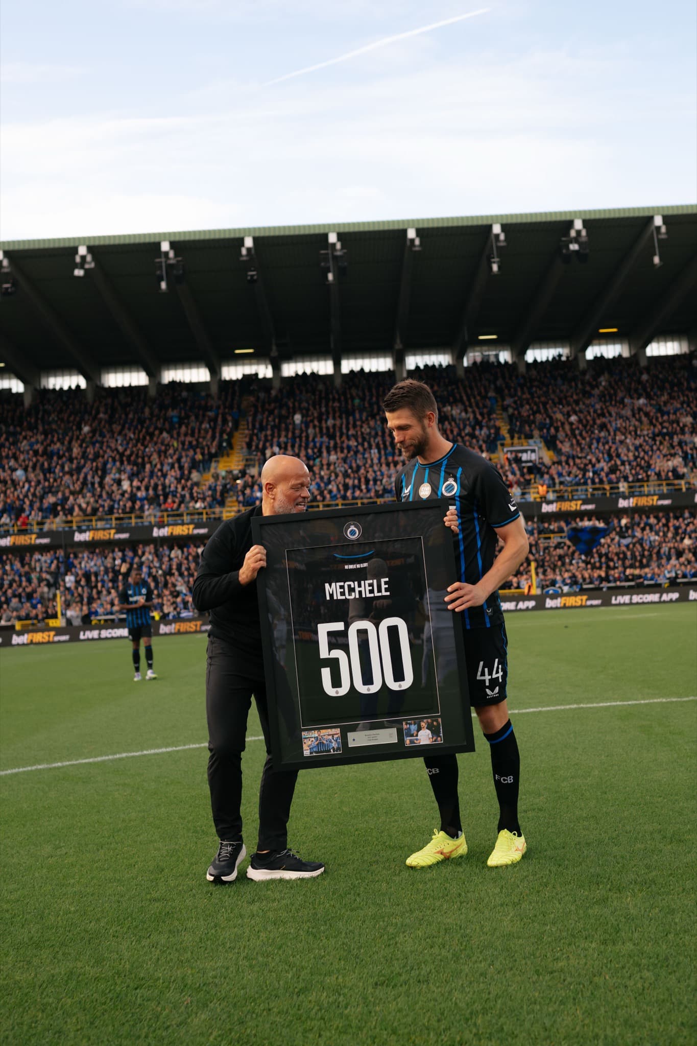 Brandon Mechele op het veld