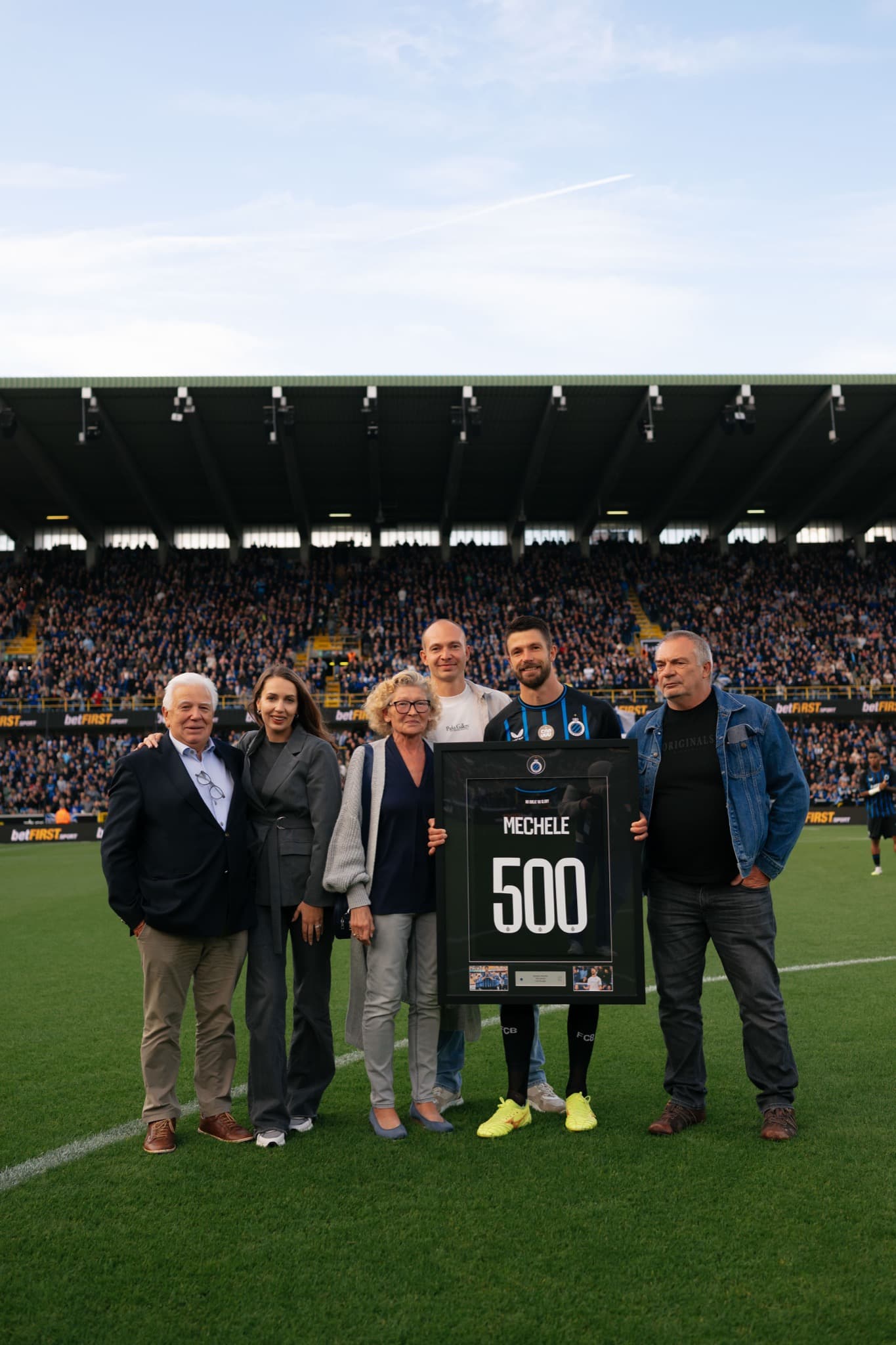 Brandon Mechele op het veld