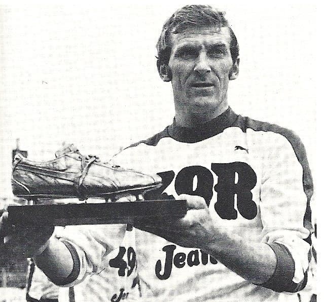 Julien Cools wint de Gouden Schoen in 1977